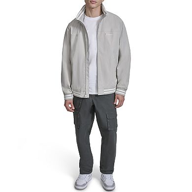 Men's Champion Varsity Bomber Jacket with Stand Collar