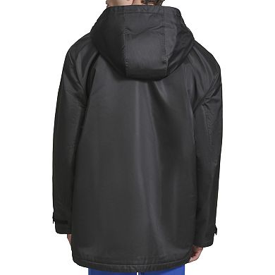 Men's Champion Sherpa Lined Mid-Length Sideline Jacket With Hood