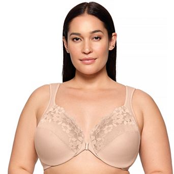 Plus Size Glamorise Front-Closure Cotton WonderWire Bra 1241