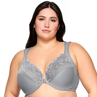 Plus Size Glamorise Front-Closure Cotton WonderWire Bra 1241