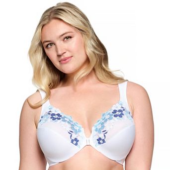 Plus Size Glamorise Front-Closure Cotton WonderWire Bra 1241