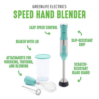 GreenLife Variable Speed Hand Blender