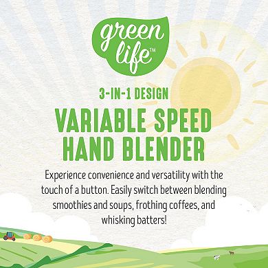 GreenLife Variable Speed Hand Blender