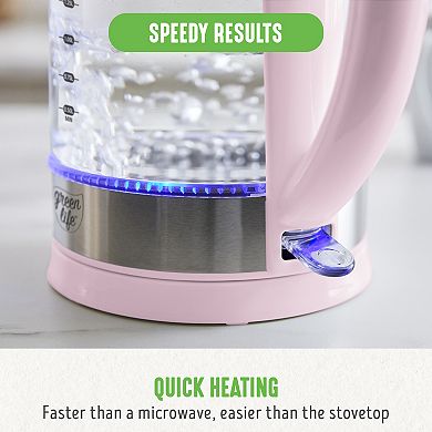 GreenLife 1.7 Liter Glass Electric Kettle