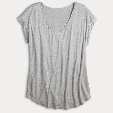 Women's Apt. 9® Short Sleeve V-Neck Tunic Top