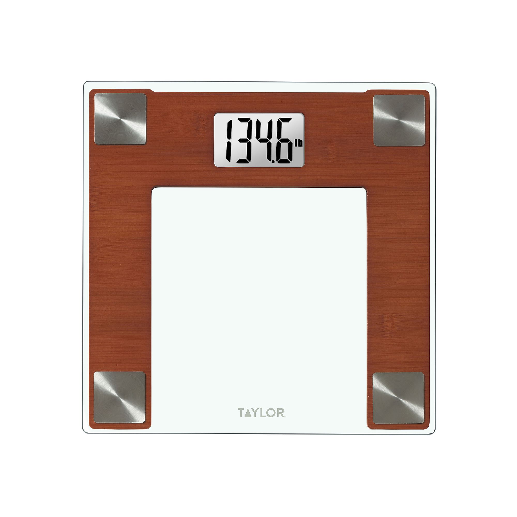 Taylor Digital Glass & Bamboo Scale, None