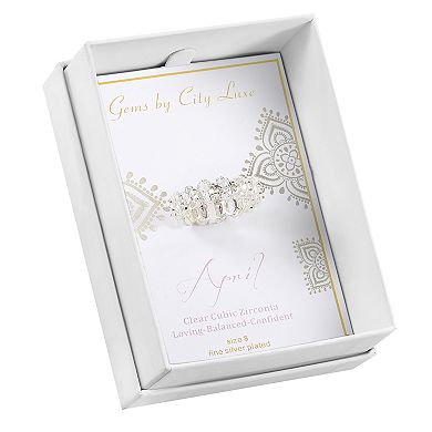 City Luxe Crystal Eternity Band Ring