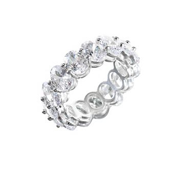 City Luxe Crystal Eternity Band Ring