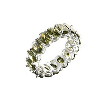 City Luxe Crystal Eternity Band Ring