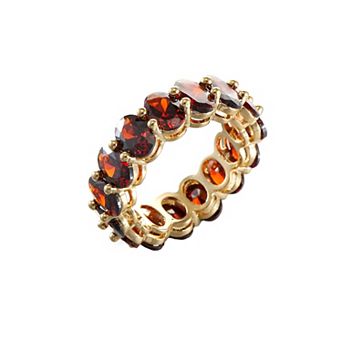 City Luxe Crystal Eternity Band Ring