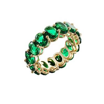 City Luxe Crystal Eternity Band Ring