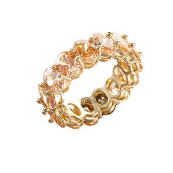 City Luxe Crystal Eternity Band Ring