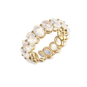 City Luxe Crystal Eternity Band Ring