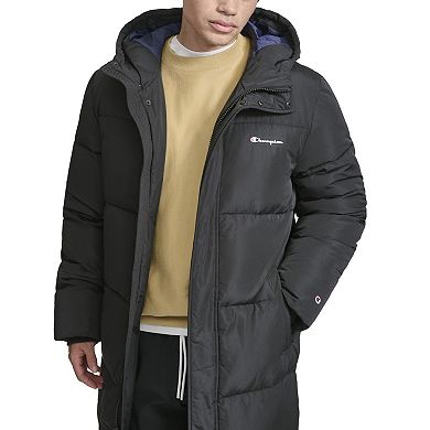 Men's Champion Long Puffer With Hood