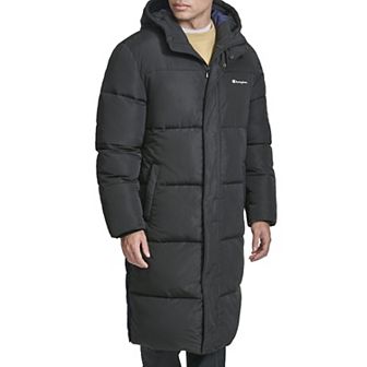 Men's Champion® Long Puffer With Hood