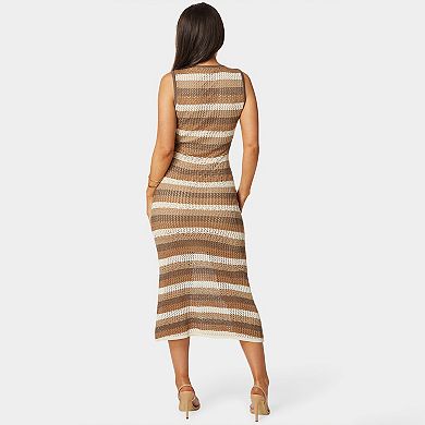 Women's bebe Crochet Ring Sweater Dress