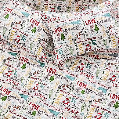 Levtex Home Holiday Sheet Set with Pillowcases