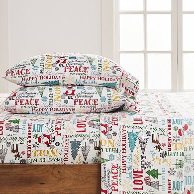 Levtex Home Holiday Sheet Set with Pillowcases