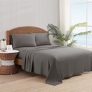 Oceanfront Resort Solid Percale 5-piece Sheet Set