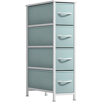 Sorbus 4 Drawers Narrow Dresser For Small Spaces, Closets, Bedroom, Bathroom & Laundry