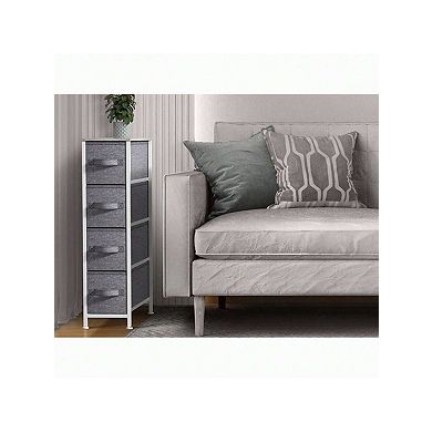 Sorbus 4 Drawers Narrow Dresser For Small Spaces, Closets, Bedroom, Bathroom & Laundry