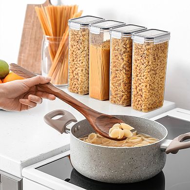 Sorbus 2 Pack Airtight Cereal Dispenser Set With Lids -easy Pour, Store Dry Food, Rice Pasta & More