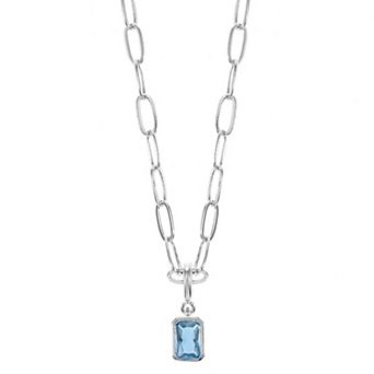 City Luxe Crystal Birthstone Pendant Necklace