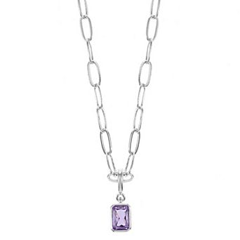 City Luxe Crystal Birthstone Pendant Necklace