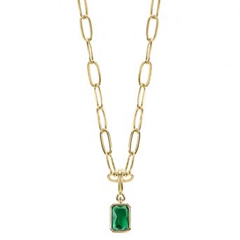 City Luxe Crystal Birthstone Pendant Necklace