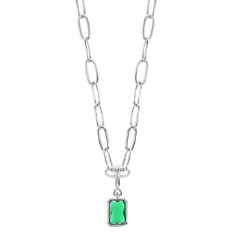 City Luxe Crystal Birthstone Pendant Necklace