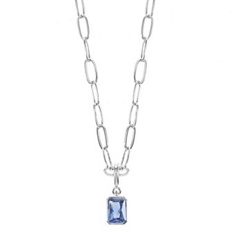 City Luxe Crystal Birthstone Pendant Necklace