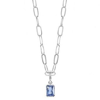 City Luxe Crystal Birthstone Pendant Necklace