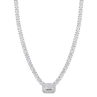 City Luxe Crystal Birthstone Tennis Necklace