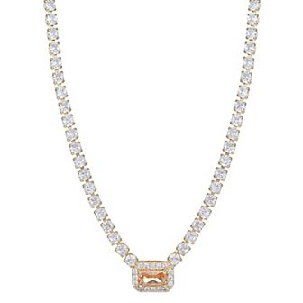 City Luxe Crystal Birthstone Tennis Necklace