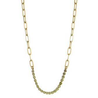 City Luxe Crystal Birthstone Collar Necklace