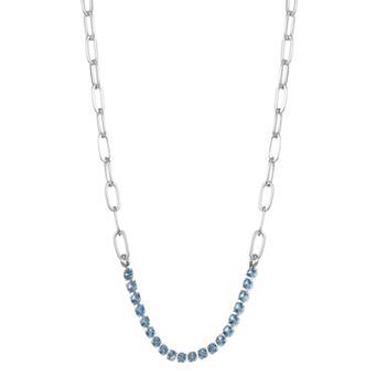 City Luxe Crystal Birthstone Collar Necklace