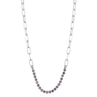 City Luxe Crystal Birthstone Collar Necklace