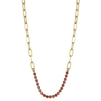 City Luxe Crystal Birthstone Collar Necklace