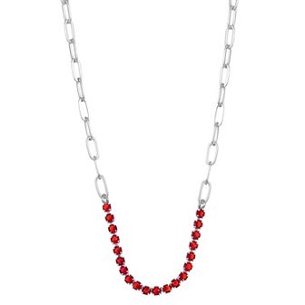 City Luxe Crystal Birthstone Collar Necklace