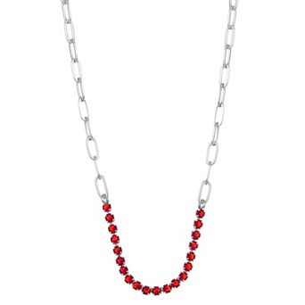 City Luxe Crystal Birthstone Collar Necklace