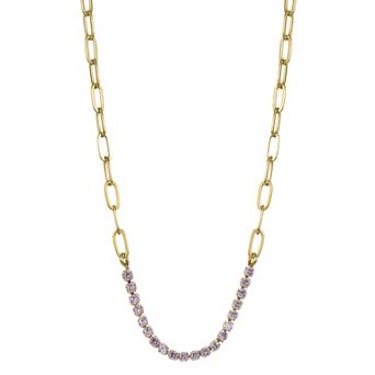 City Luxe Crystal Birthstone Collar Necklace