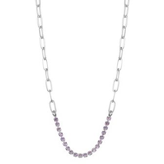 City Luxe Crystal Birthstone Collar Necklace