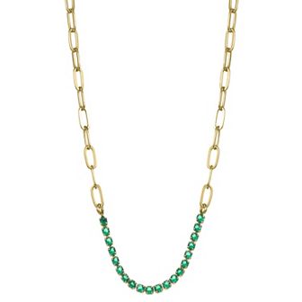City Luxe Crystal Birthstone Collar Necklace