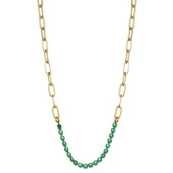 City Luxe Crystal Birthstone Collar Necklace
