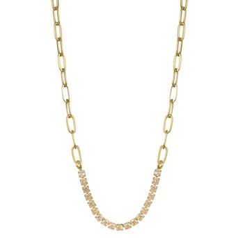 City Luxe Crystal Birthstone Collar Necklace