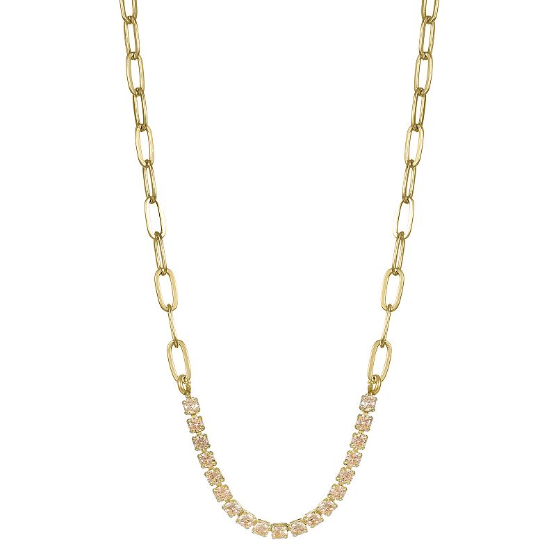 City Luxe Crystal Birthstone Collar Necklace, Women's,