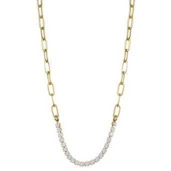 City Luxe Crystal Birthstone Collar Necklace