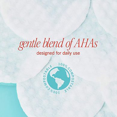 Facial Radiance Pads with Glycolic + Lactic Acids Exfoliating Pads with AHA