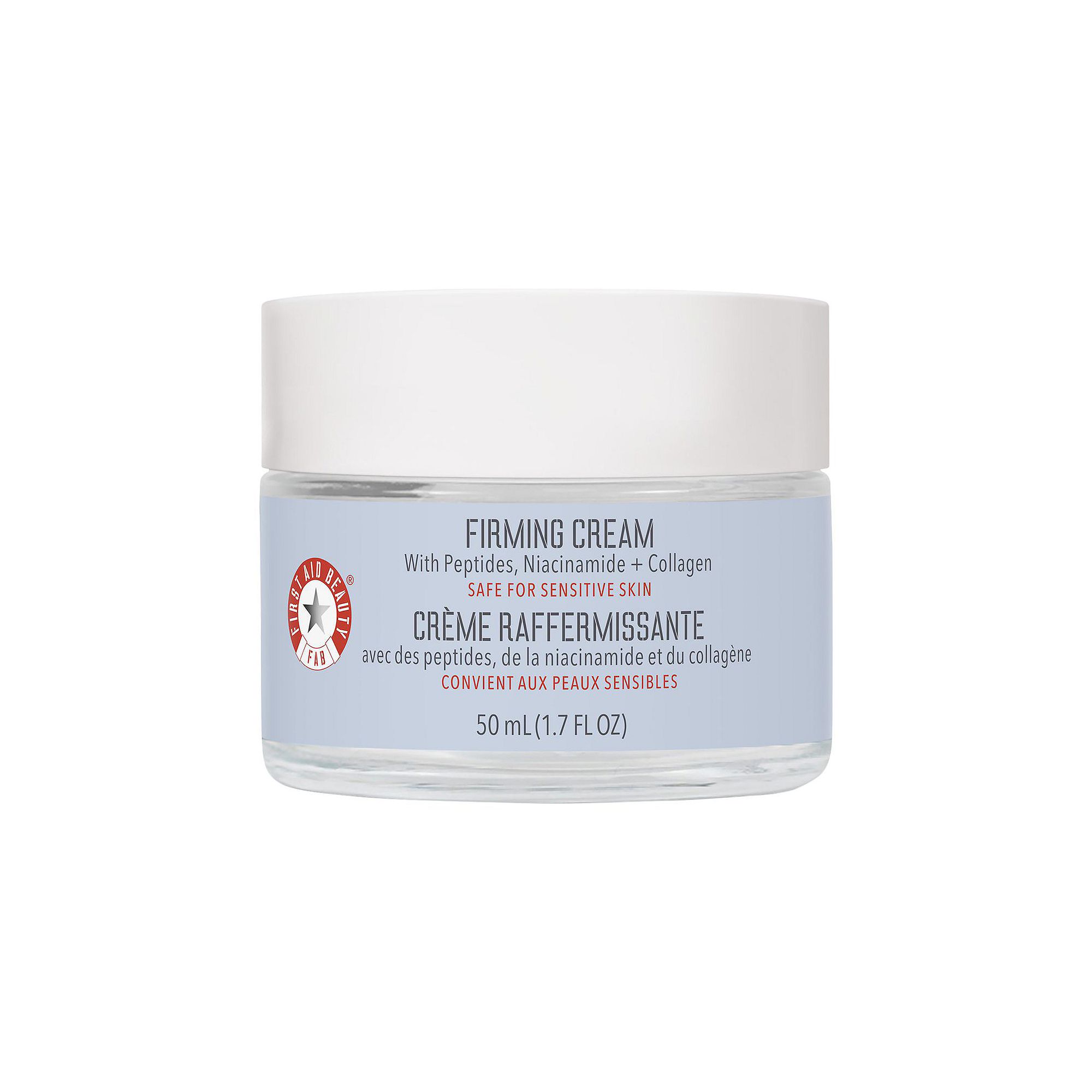 First Aid Beauty Firming Cream with Peptides, Niacinamide + Collagen, Size: