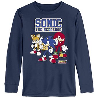 Boys 8-20 Sonic The Hedgehog And Friends Team Up Long Sleeve Graphic Tee